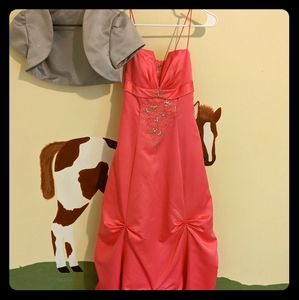 Hailey Logan Pink Prom Dress